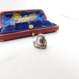 Sterling Silver Custodian Helmet Charm Pendant Vintage c1970