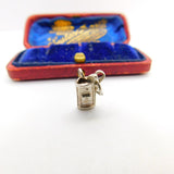 Sterling Silver Golf Clubs Charm Pendant Vintage c1970