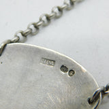 George III Sterling Silver 'Red Port' Decanter Label Antique c1800 London