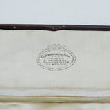 Victorian Boxed Tooled Leather Jewellery Box 'Kenning & Son' Antique c1880