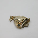 Sterling Silver Sailboat Charm Pendant Vintage c1970