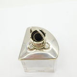 Victorian Novelty Sterling Silver Port Ship's Lantern Inkwell AF Antique 1899