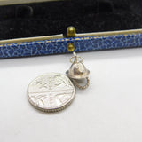 Sterling Silver Traditional Fireman's Helmet Charm Pendant Vintage c1970