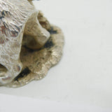 Edwardian Cast Sterling Silver Grizzly Bear Place Setting Antique 1909 London