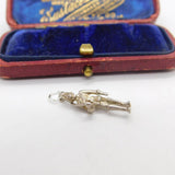 Sterling Silver Standing British Soldier Charm Pendant Vintage c1970
