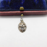 Sterling Silver Animal Mask Charm Pendant Vintage c1970