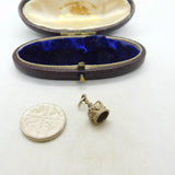 Sterling Silver Classic Royal Crown Charm Pendant Vintage c1970