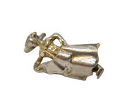 Sterling Silver Spanish Matador Charm Pendant Vintage c1970