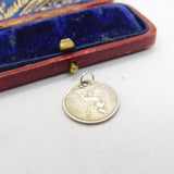 Sterling Silver Queen Victoria Groat Fourpence Charm Pendant Antique 1851
