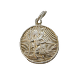 Georg Jensen Sterling Silver St Christopher Pendant Vintage Birmingham