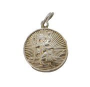 Georg Jensen Sterling Silver St Christopher Pendant Vintage Birmingham