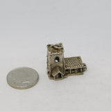Sterling Silver Wedding in the Church Opening Charm Pendant Vintage c1970