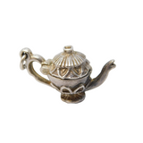 Sterling Silver Teapot Opening Charm Pendant Vintage c1970