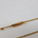 Victorian 9ct Rose Gold Fancy Link Chain Necklace Antique c1890s