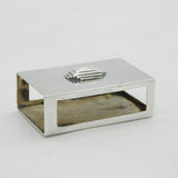 Charles Boyton Sterling Silver Match Box Case Antique 1935 London Art Deco