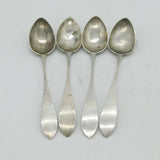 Perth George III Set of Sterling Silver Teaspoons Antique c1770 Scottish P