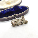 Sterling Silver Steamboat Charm Pendant Vintage c1970