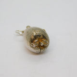 Sterling Silver Opening Apple With Figures Inside Charm Pendant Vintage c1970s