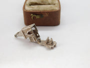Sterling Silver Wedding in the Church Opening Charm Pendant Vintage c1970
