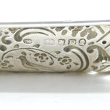 George III Sterling Silver Bird & Flower Pattern Fruit Basket Antique 1799