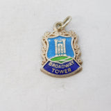 Sterling Silver Broadway Tower Charm Pendant Vintage c1970