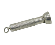 Sterling Silver Engine Turned Cigar Piercer Fob Antique c1920 Art Deco