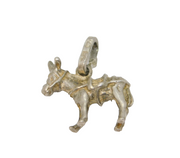 Sterling Silver Donkey Or Mule Charm Pendant Vintage c1970