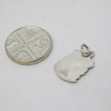 Sterling Silver Enamel Wallasey Shield Charm Pendant Vintage c1970