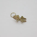 Sterling Silver Filigree Maltese Cross Charm Pendant Vintage c1970s