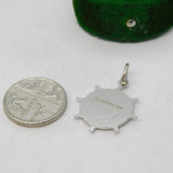Sterling Silver Niagara Falls Souvenir Charm Pendant Vintage c1970