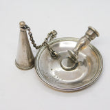 George III Sterling Silver Miniature Coaching Chamberstick Toy Antique 1810