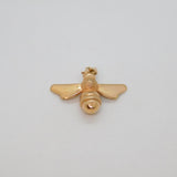 Rose-Gold On Sterling Silver Bumble Bee Studio Charm Pendant Modern c2010s