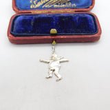 Sterling Silver Scunthorpe Lady Charm Pendant Vintage c1970