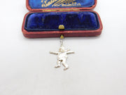 Sterling Silver Scunthorpe Lady Charm Pendant Vintage c1970