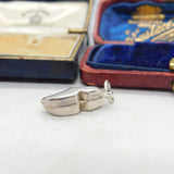 Sterling Silver Dutch Clog Shoe Charm Pendant Vintage c1970