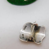 Sterling Silver 'Blood & Fire' Shield Brooch Pin Antique 1923 Birmingham