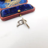 Sterling Silver Matador Charm Pendant Vintage c1970