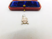 Sterling Silver Naughty Monkey Charm Pendant Vintage c1970