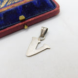 Sterling Silver Clenched Arm Charm Pendant Vintage c1970