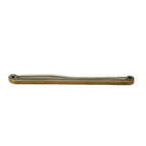 9ct Gold on Sterling Silver Bar Brooch Antique c1920 Art Deco Birmingham