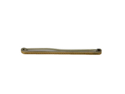 9ct Gold on Sterling Silver Bar Brooch Antique c1920 Art Deco Birmingham