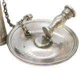 George III Sterling Silver Miniature Coaching Chamberstick Toy Antique 1810