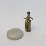 Sterling Silver Soda Siphon Charm Pendant Vintage c1970