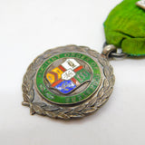 Sterling Silver & Enamel Ancient Order of Foresters Medal Antique 1933