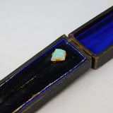 Victorian 18ct Gold & White Opal Set Stick Pin Antique c1890s