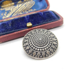 KELT Silver Breton Love Token Brooch Pin Vintage c1970 French