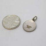 Sterling Silver St Christopher Travel Charm Pendant Vintage c1970