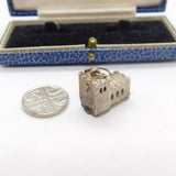 Sterling Silver Openable Church on a Wedding Day Charm Pendant Vintage c1970