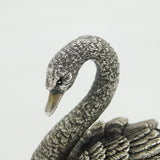Country Artists Sterling Silver Filled Swan Figurine Ornament Vintage 1993