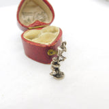 Sterling Silver Singing in the Rain Lampost Charm Pendant Vintage c1970
